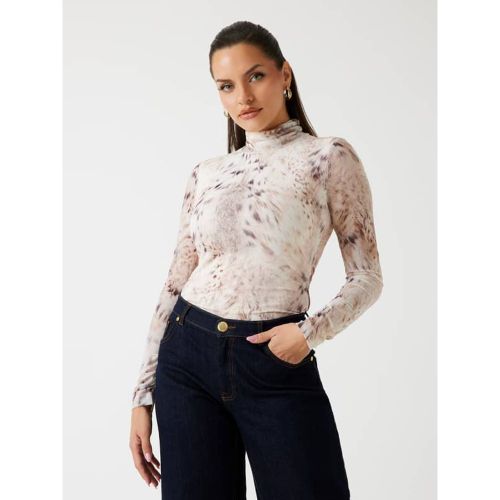 Top Mesh Imprimé Animalier Marciano - Marciano Guess - Modalova
