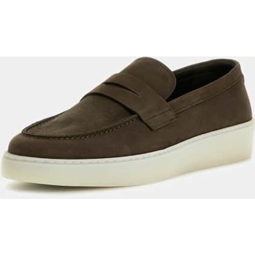 Mocassins Ricky Cuir Véritable - Guess - Modalova