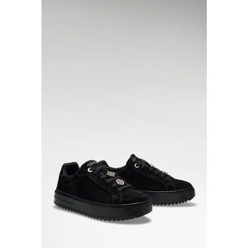 Baskets En Cuir Véritable Duena - Guess - Modalova