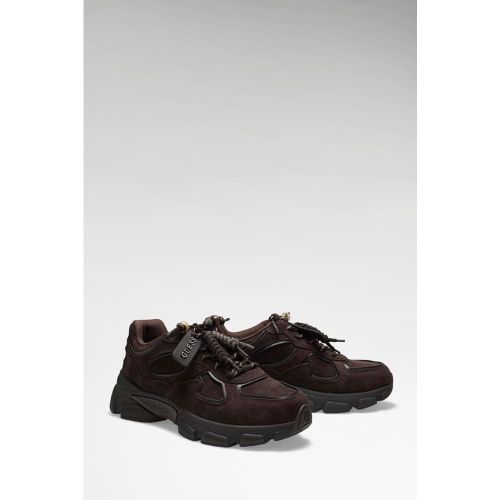 Baskets En Cuir Véritable Irrina - Guess - Modalova