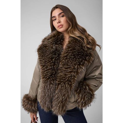 Veste Matelassée En Fausse Fourrure Marciano - Guess - Modalova