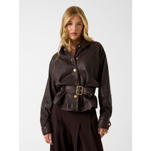 Veste En Cuir Véritable Marciano - Marciano Guess - Modalova