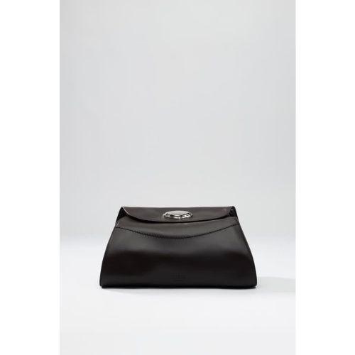 Sac À Bandoulière En Cuir Véritable Leonie - Guess - Modalova