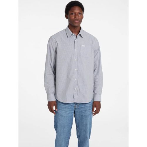 Chemise À Rayures Avec Poche - Guess - Modalova