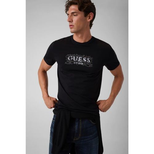 T-Shirt Avec Logo Imprimé - Guess - Modalova