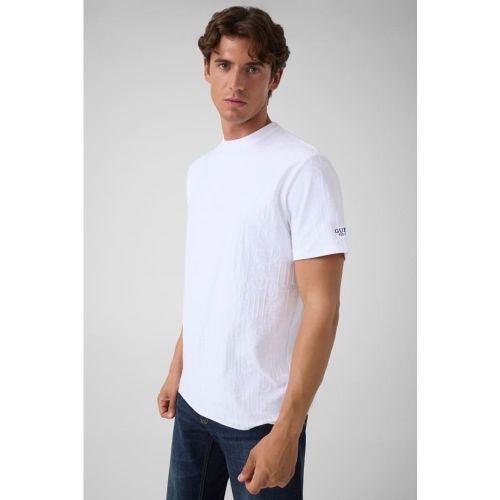 T-Shirt Avec Logo Intégral - Guess - Modalova