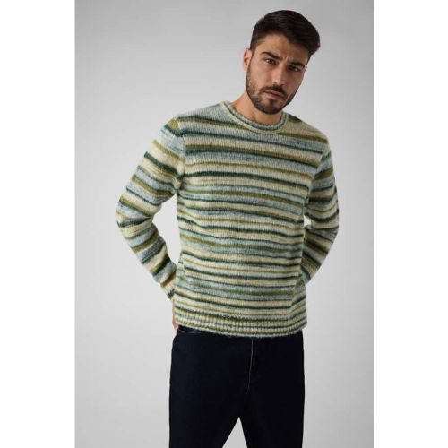 Pull En Mélange De Laine À Rayures - Guess - Modalova