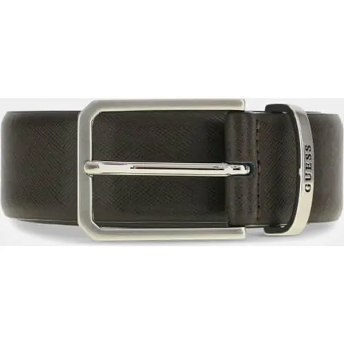 Ceinture Habillée En Cuir Saffiano - Guess - Modalova
