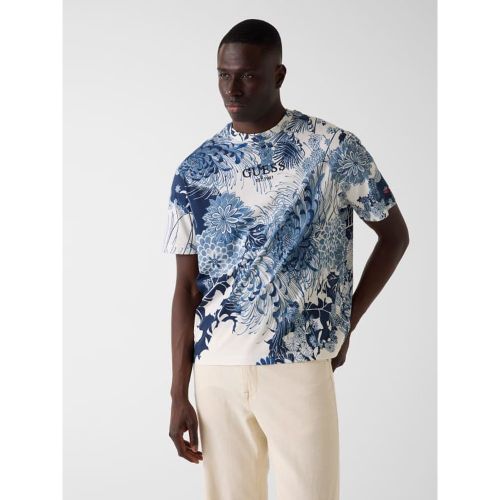 T-Shirt Imprimé Surdimensionné - Guess - Modalova