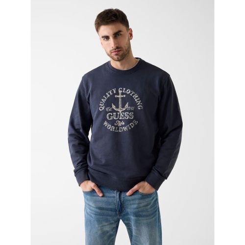 Sweatshirt Avec Logo Brodé - Guess - Modalova