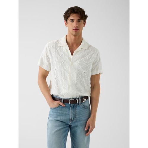 Chemise En Mélange De Lin - Guess - Modalova