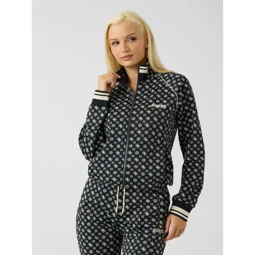 Sweat-Shirt Zippé Néoprène - Guess - Modalova