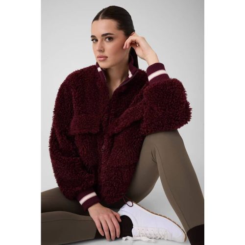 Veste En Peau Lainée - Guess - Modalova