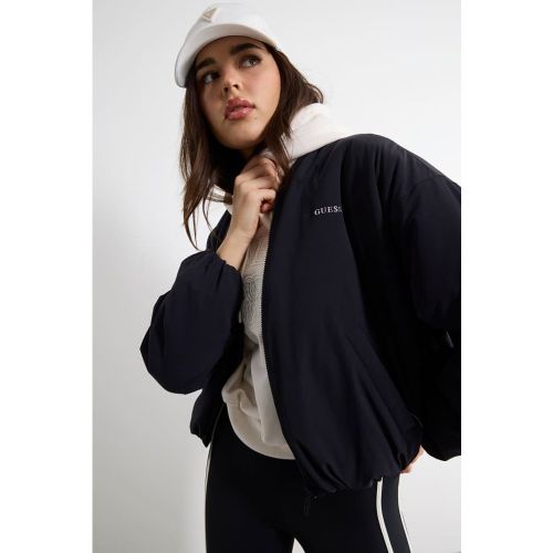 Blouson Bomber À Logo Imprimé - Guess - Modalova