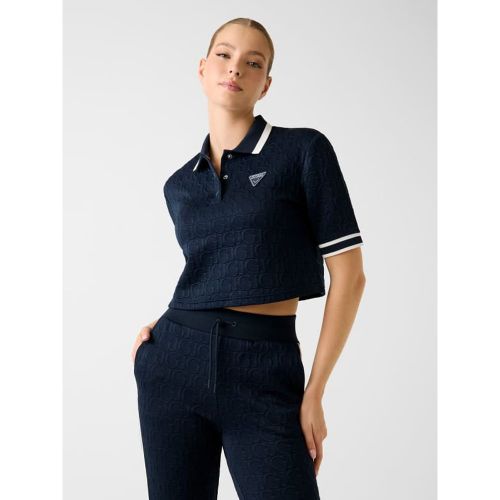 Polo À Logo Jacquard - Guess - Modalova