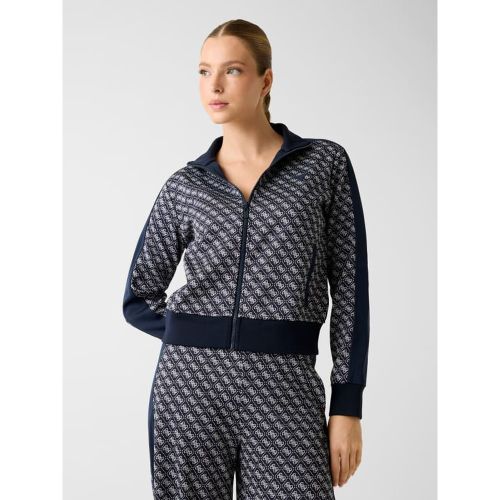 Sweat Zippé À Logo Imprimé - Guess - Modalova
