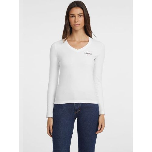 T-Shirt Slim Manches Longues Mini American Tradition - Guess - Modalova