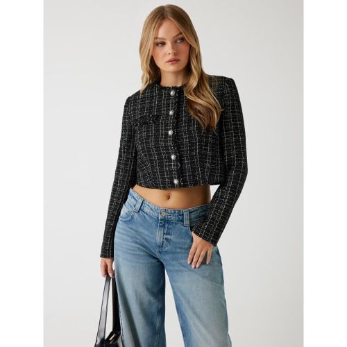 Veste Crop Tweed - Guess - Modalova