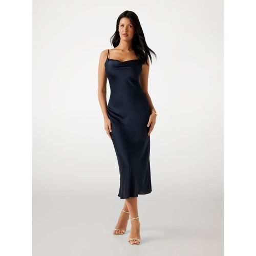 Robe Midi En Satin - Guess - Modalova