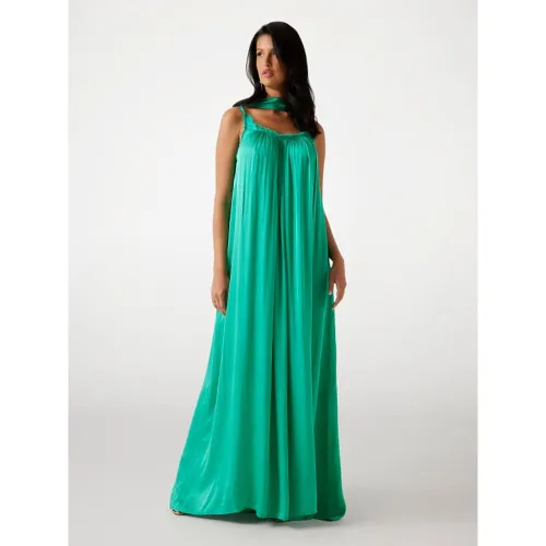 Robe Maxi En Viscose - Guess - Modalova