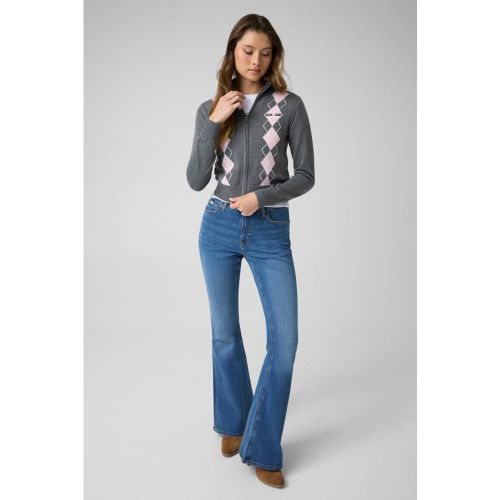 Jeans Évasés Taille Haute - Guess - Modalova