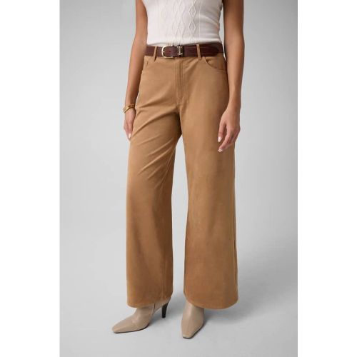 Pantalon Large En Daim - Guess - Modalova
