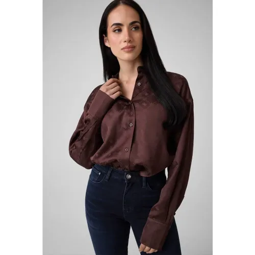 Chemise En Viscose Avec Logo - Guess - Modalova