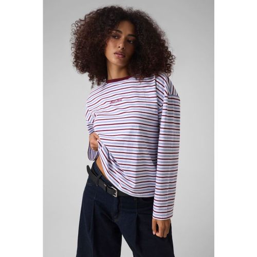 T-Shirt Rayé Décontracté - Guess - Modalova