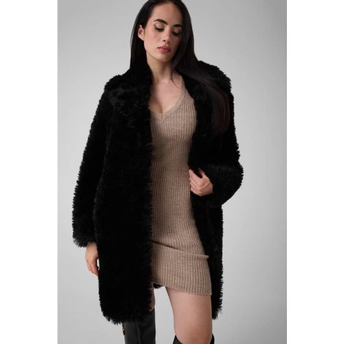 Manteau En Fausse Fourrure Sherpa - Guess - Modalova