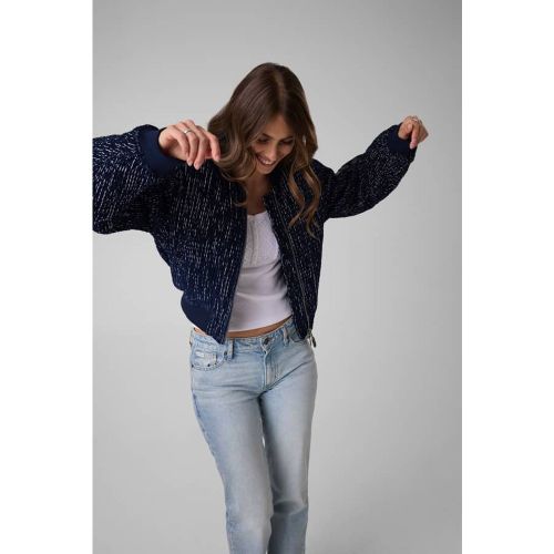 Blouson Aviateur Texturé - Guess - Modalova