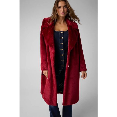 Manteau En Fausse Fourrure - Guess - Modalova