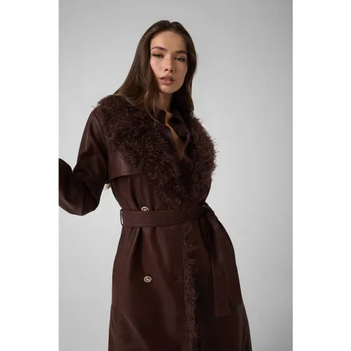 Trench En Fausse Fourrure - Guess - Modalova