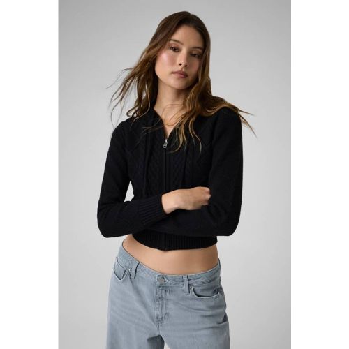 Pull Zippé En Laine Mélangée - Guess - Modalova