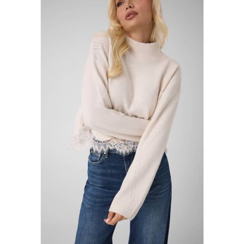 Pull En Dentelle Mélangée De Laine - Guess - Modalova