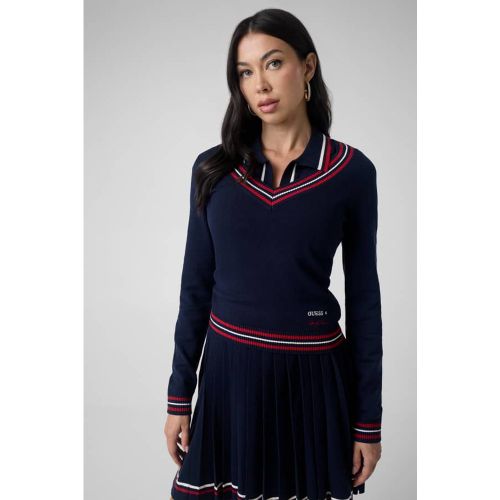 Pull À Col En V - Guess - Modalova