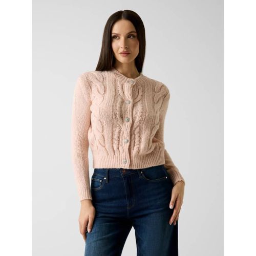 Cardigan En Mélange De Laine - Guess - Modalova