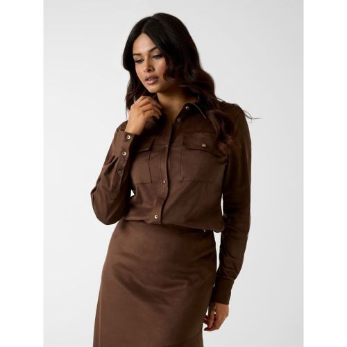 Chemise En Daim - Guess - Modalova