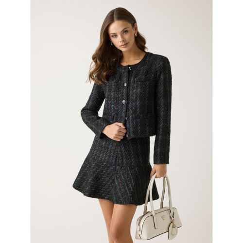 Veste En Tweed - Guess - Modalova