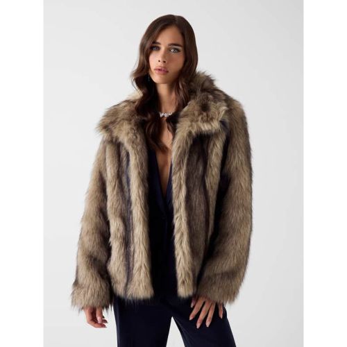 Veste En Fausse Fourrure - Guess - Modalova