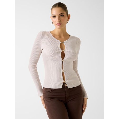 Cardigan À Boutons Bijoux - Guess - Modalova