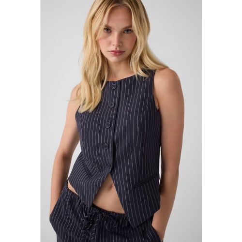 Gilet À Fines Rayures - Guess - Modalova