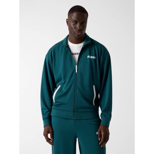 Sweat-Shirt À Col Montant Zippé Intégral - Guess - Modalova