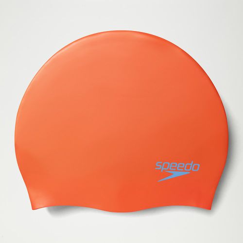 Bonnet de Bain Junior Speedo pour Cheveux Longs Rose/Bleu