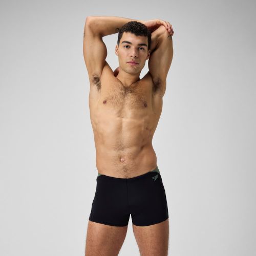 Short de bain Aquashort Hyperboom Splices /Vert campagne - Speedo - Modalova