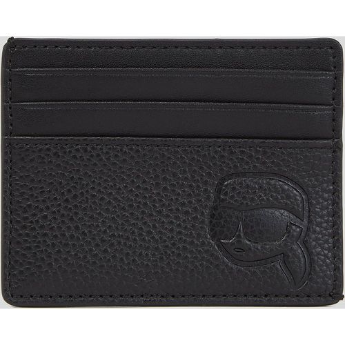 Porte-cartes En Cuir Grainé Ikon, , , Taille: X00 - Karl Lagerfeld - Modalova