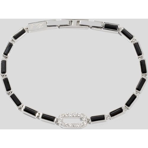 Bracelet À Breloque En Forme De Cœur Pavé, , , Taille: L00 - Karl Lagerfeld - Modalova