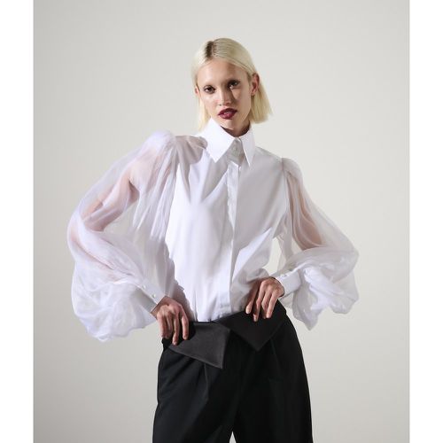 Chemise À Manches En Soie Karl Studio, , , Taille: X38 - Karl Lagerfeld - Modalova