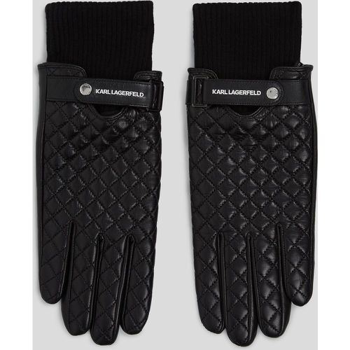 Gants En Cuir K/essential, , , Taille: XL - Karl Lagerfeld - Modalova