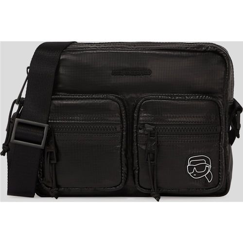 Sac Bandoulière Volumineux En Nylon Ikon, , , Taille: One size - Karl Lagerfeld - Modalova