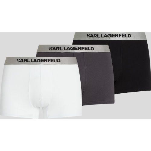Caleçons Avec Logo Métallisé - Lot De 3, , --, Taille: L - Karl Lagerfeld - Modalova